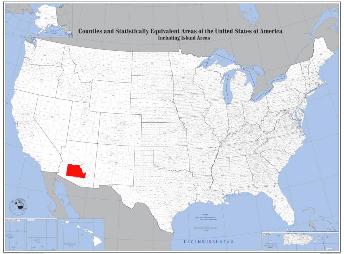 Phoenix mapa dos EUA