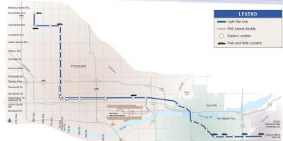 Phoenix transporte público mapa